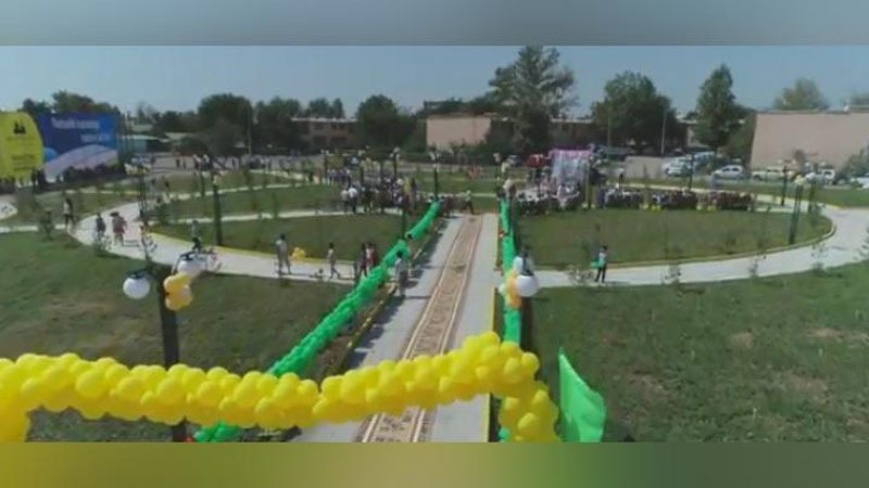 Изрображение 'В Бектемирском районе открылся парк "Бунедкор" (видео)'