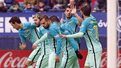 'La Liga. “Barselona” yirik hisobda “Eybar” ustidan g`alaba qozondi'ning rasmi