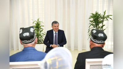 Изрображение 'ПРЕЗИДЕНТ В АНДИЖАНСКОЙ ОБЛАСТИ: ВИДЕО ПЕРВОГО ДНЯ ПОЕЗДКИ'