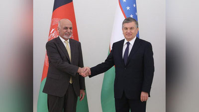 Изрображение 'ГЛАВЫ УЗБЕКИСТАНА И АФГАНИСТАНА ПРОВЕЛИ ВСТРЕЧУ В УЗКОМ ФОРМАТЕ'