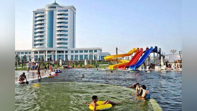 '​Ўзбекистонлик ўқувчилар Туркманистондаги сайёҳлик зонасида дам олишади'ning rasmi