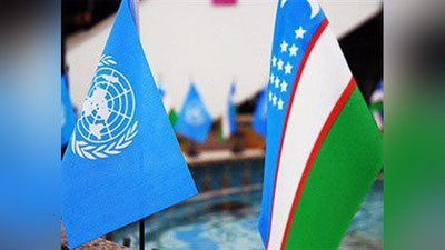 '​Prezident Shavkat Mirziyoev va BMT Bosh kotibi Antoniu Guterrish bir-biriga tabrik yo`lladi'ning rasmi