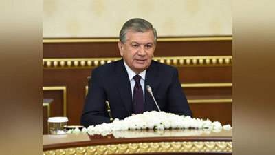 '​ShAVKAT MIRZIYoEV TATARISTON PREZIDENTI RUSTAM MINNIXONOVNI QABUL QILDI'ning rasmi
