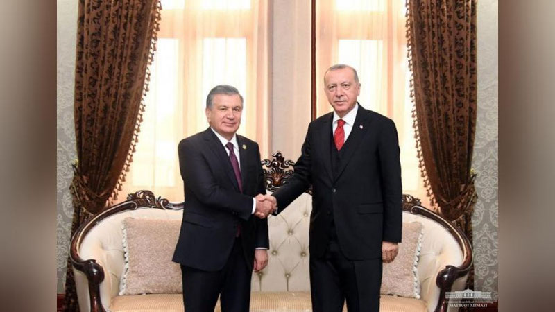 'O`zbekiston-Turkiya hamkorligining dolzarb masalalari ko`rib chiqildi'ning rasmi