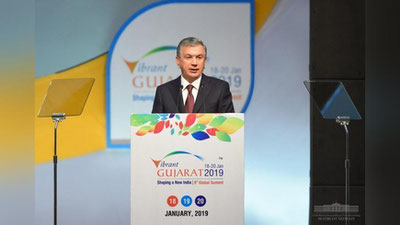 Изрображение 'ПОЕЗДКА ПРЕЗИДЕНТА УЗБЕКИСТАНА В ИНДИЮ: ВИДЕО'