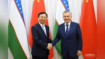 Изрображение 'Президент принял президента компании BYD'