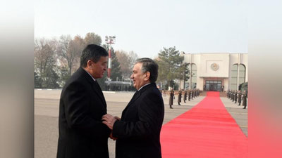 'ShAVKAT MIRZIYoEV JEENBEKOVNI QIRG`IZISTONGA KUZATIB QO`YDI'ning rasmi