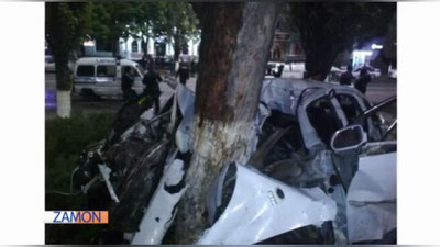 'Toshkentda "Lasetti"ning daraxtga urilishi YTH videosi (+18)'ning rasmi