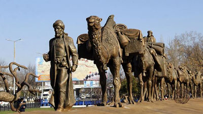 'TOShKENTDA “BUYuK IPAK YO`LIDAGI KARVON” MAJMUASI OChILDI'ning rasmi