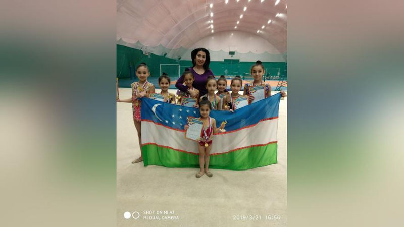 Изрображение 'ЮНЫЕ ГИМНАСТКИ УЗБЕКИСТАНА ЗАВОЕВАЛИ 17 МЕДАЛЕЙ В МОСКВЕ'