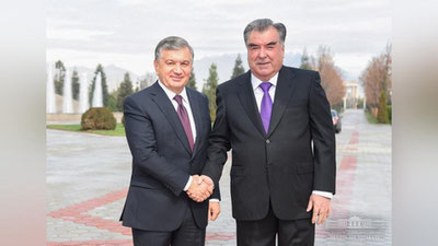 'Shavkat Mirziyoev Emomali Rahmonni tug`ilgan kuni bilan tabrikladi'ning rasmi