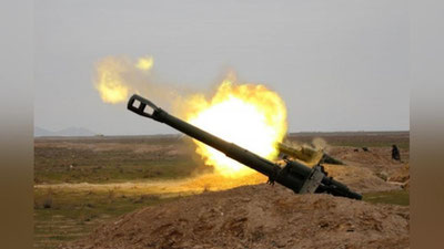 'O`zbekiston artilleriyachilari zamonaviy o`t ochish usullarini qo`lladi'ning rasmi