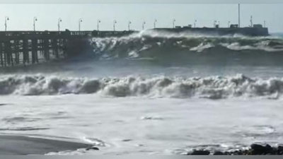 'Kaliforniya qirg`oqlariga ulkan to`lqinlar toshqini xavf solmoqda'ning rasmi