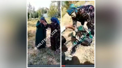 'Ana bo`lmasa! Qashqadaryoda qabrni ochayotgan ayol marhumning tilla tishlarini o`marmoqchi bo`lmagan ekan'ning rasmi