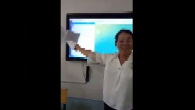 Изрображение 'В одной из школ Кашкадарьи необычно отметили конец учебного года (видео)'