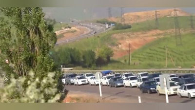 Изрображение 'На постах Ташобласти разворачивают водителей, желающих попасть в Ташкент (видео)'