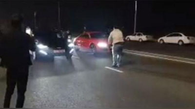 Изрображение 'Под Ташкентом юные автолюбители устроили гонки на дорогих иномарках (видео)'