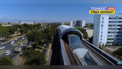 Изрображение 'Новый метрополитен Ташкента: репортаж'