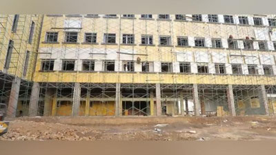 Изрображение 'В Яшнабаде завершается строительство детского многопрофильного медцентра (видео)'