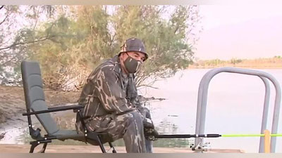 Изрображение 'Гурбангулы Бердымухамедов заделался рыбаком во время отпуска (видео)'