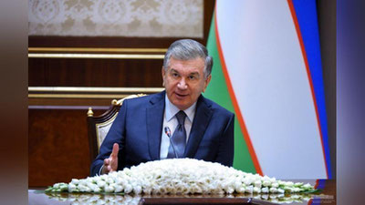 'Shavkat Mirziyoev Shukurjon Zuhurovni qabul qildi'ning rasmi