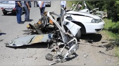 Изрображение 'Взрыв газового баллона в "Нексии" в Джизаке унес жизни 4-х человек: момент трагедии попал на видео'