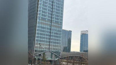 Изрображение 'В МЧС опровергли падение человека с 15 этажа в Tashkent City'