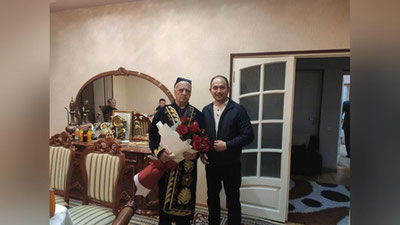 'O`zbekiston xalq artisti Yoqub Ahmedov 84 yoshga to`ldi'ning rasmi