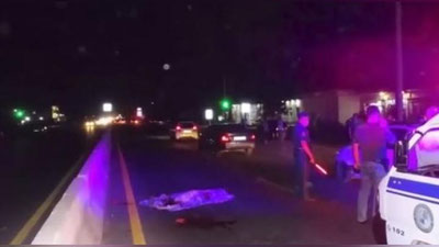 Изрображение 'В Янгиюле водитель переехал лежавшего на дороге пешехода и скрылся (видео)'