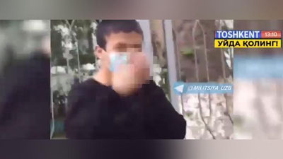 Изрображение 'С невоспитанными ташкентскими подростками провели беседу в органах внутренних дел (видео)'