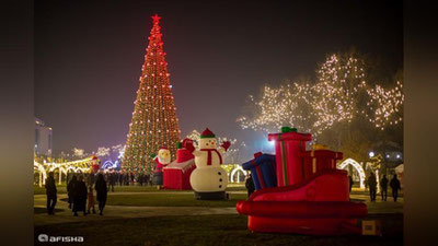 'O`zbekistondagi yangi yil archasi MDHdagi eng balandlaridan biri hisoblanadi'ning rasmi