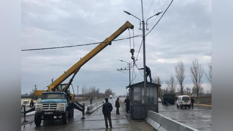 'SAMARQAND VILOYaTIDAGI 4 TA YO`L-PATRUL XIZMATI MASKANI OLIB TAShLANDI'ning rasmi