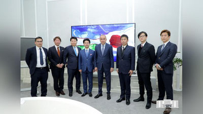 Изрображение 'Хоким Ташкента принял группу японских бизнесменов'