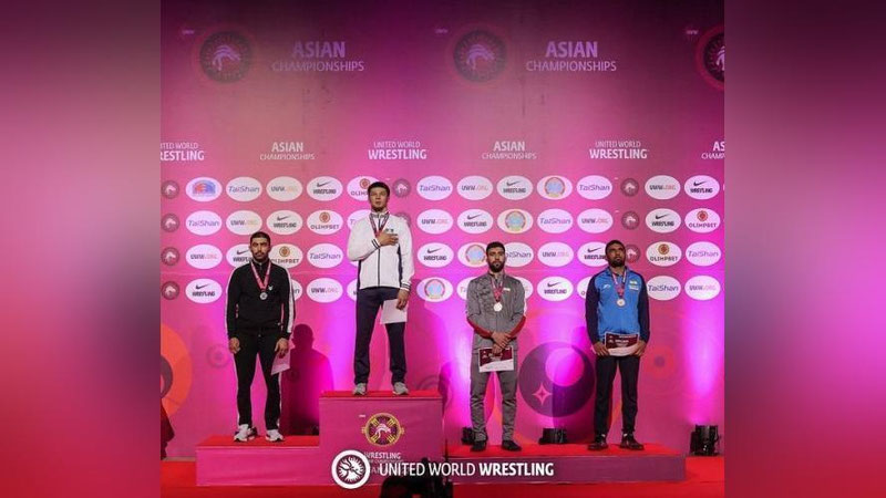 Изрображение 'Сборная Узбекистана завершила Чемпионат Азии по спортивной борьбе с 11 медалями'