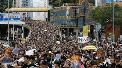 'Gonkongda norozilik namoyishlari bo`lib o`tmoqda (Video)'ning rasmi