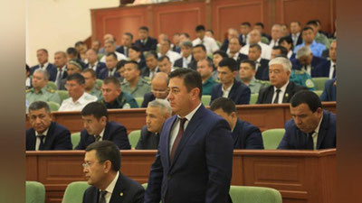 'Bahodir Po`latov Surxondaryo viloyatiga hokim etib tayinlandi'ning rasmi