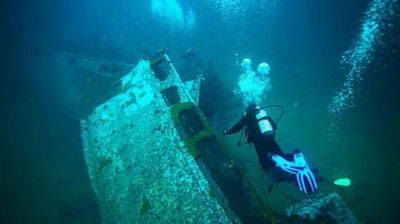 'Egey dengizida Ikkinchi jahon urushida g`oyib bo`lgan kema topildi'ning rasmi