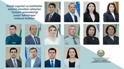 'Axborot xizmati rahbarlari faoliyati samaradorligi reytingi e`lon qilindi'ning rasmi