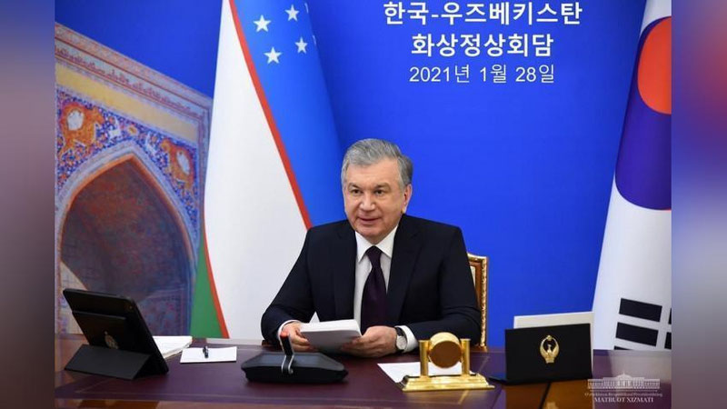 'Shavkat Mirziyoev amaliy tashrif bilan Koreya Respublikasiga boradi'ning rasmi