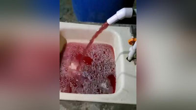 Изрображение 'В Алмалыке из крана пошла вода с кровью: власти озвучили причину'