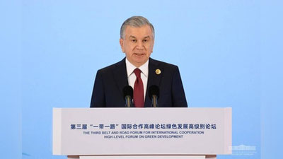 'Шавкат Мирзиёев “Бир макон, бир йўл” учинчи халқаро форумида бир қанча таклифларни илгари сурди'ning rasmi