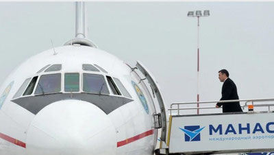 Изрображение 'Президент Кыргызстана вылетел в Узбекистан'