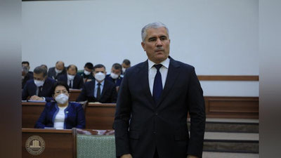 'Botir Zaripov Buxoro viloyati hokimi vazifasini bajaruvchi etib tayinlandi'ning rasmi