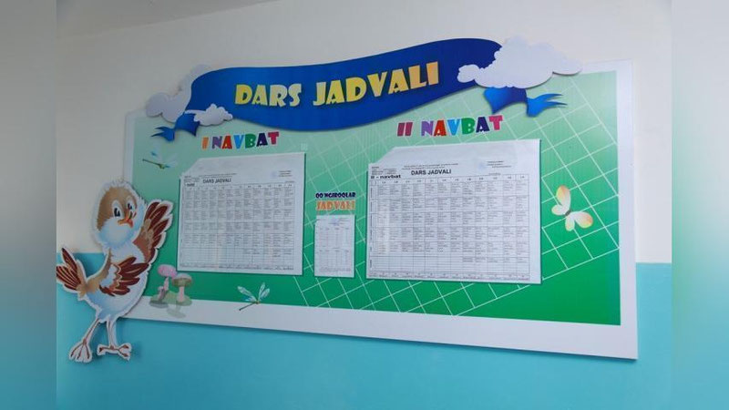 'Pandemiya sharoitiga moslashtirilgan namunaviy dars jadvali ishlab chiqildi'ning rasmi