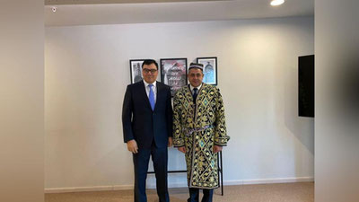 'Bosh vazir o`rinbosari Aziz Abduhakimov Madridda BTT Bosh kotibi bilan muhim kelishuvlarga erishdi'ning rasmi