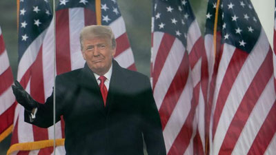 'Tramp Vashingtonda favqulodda holat e`lon qildi'ning rasmi