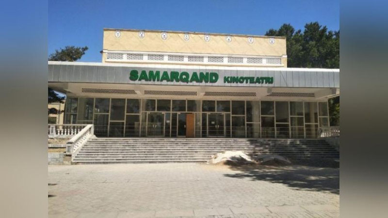 Изрображение 'Глава "Узбеккино" ознакомился с ходом строительства кинотеатров в Самарканде'