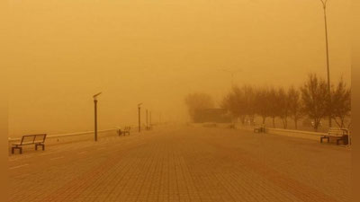 'Samarqandning ayrim hududlarida chang-bo`roni ko`tarilmoqda (video)'ning rasmi