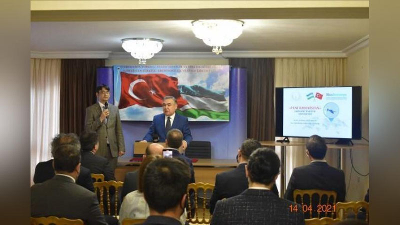 'Anqarada yangi O`zbekistonning iqtisodiy va investisiyaviy salohiyati mavzusida taqdimot o`tkazildi'ning rasmi