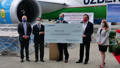 'AQShdan Orolbo`yi mintaqasiga gumanitar yuklarning birinchi partiyasi yuborildi'ning rasmi